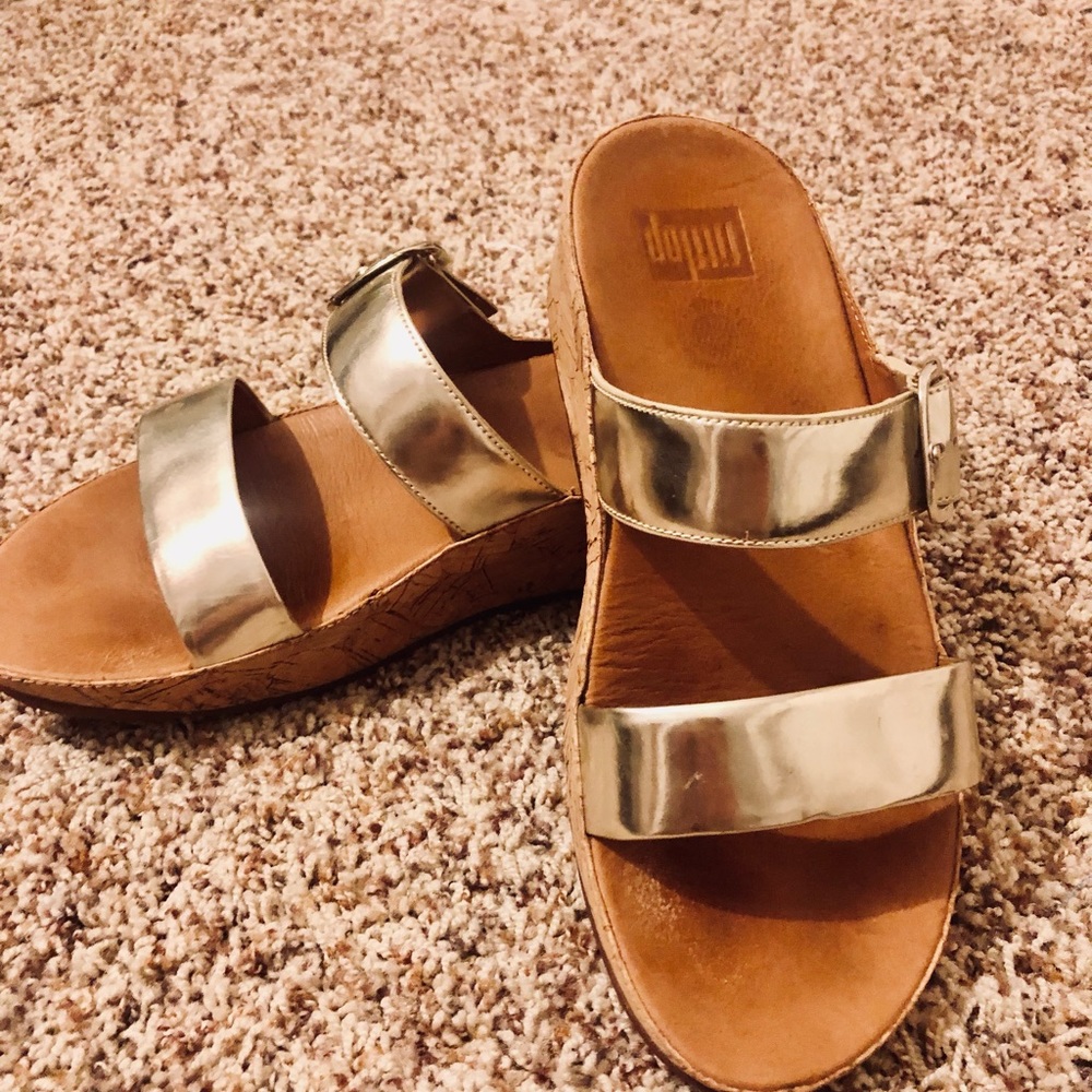 Fitflop brand sandals! They are super comfy but too wide for me